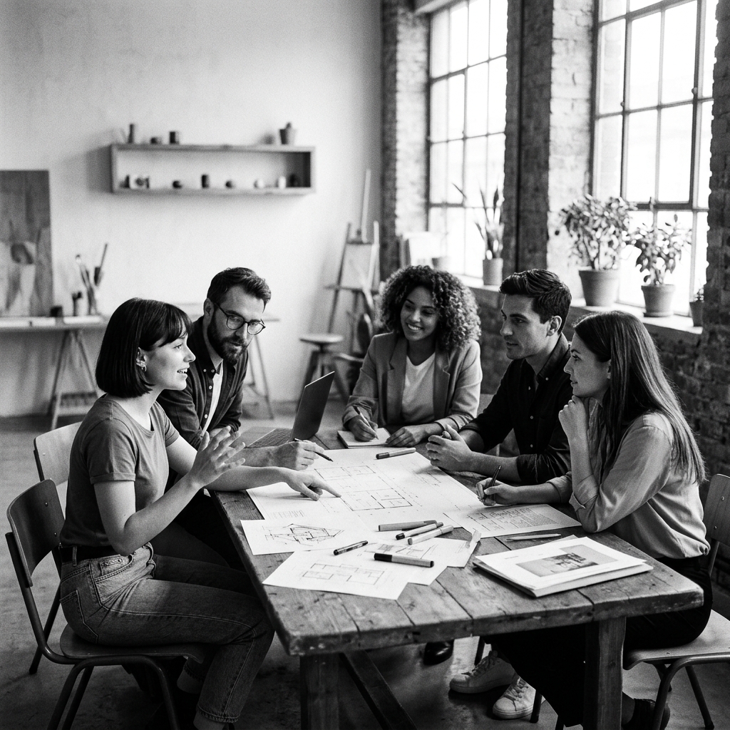 Creative Team Working